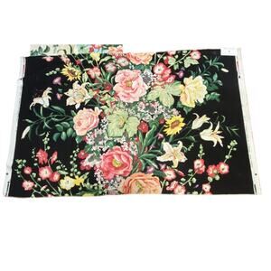 Bassett McNab "Summer House" fabric flowers vintage swatch medium weight 1 yard